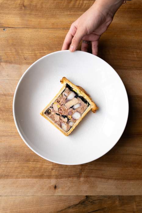 Restaurant Bistrot Mâcon, Fuissé (71) · Pâté en croute de L’O des Vignes · L’O des Vignes