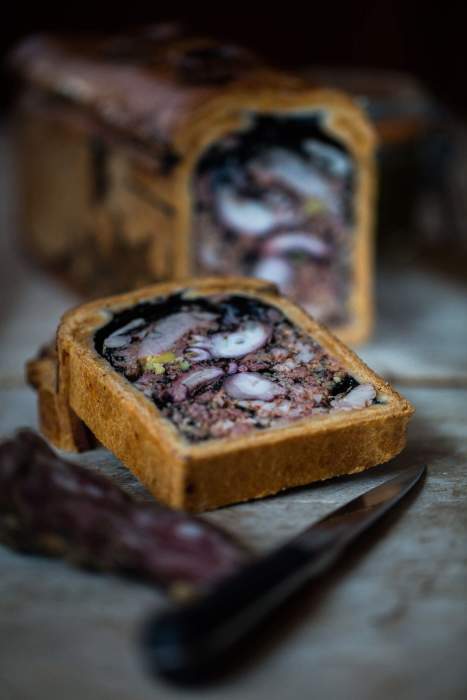 Restaurant Bistrot Mâcon, Fuissé (71) · Pâté en croute de L’O des Vignes · L’O des Vignes