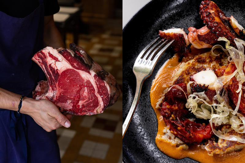 Restaurant Bistrot Mâcon, Fuissé (71) · Plat de L’O des Vignes · L’O des Vignes